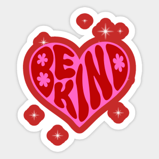 Be kind heart Sticker